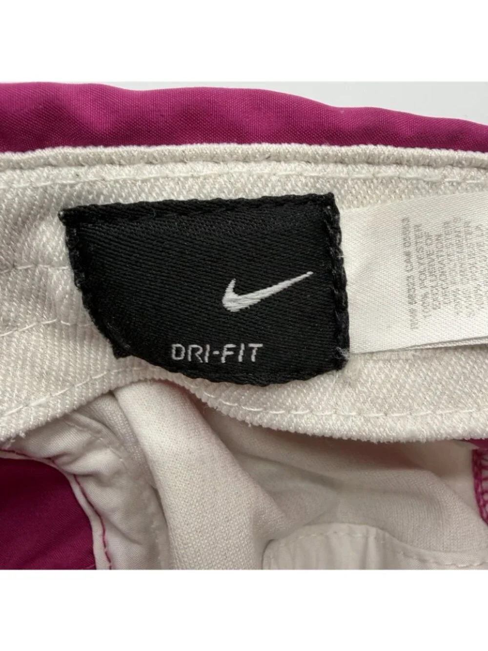 Nike Dri-Fit Tailwind Vintage Y2K Women's Purple White 7 Panel Running Hat Cap